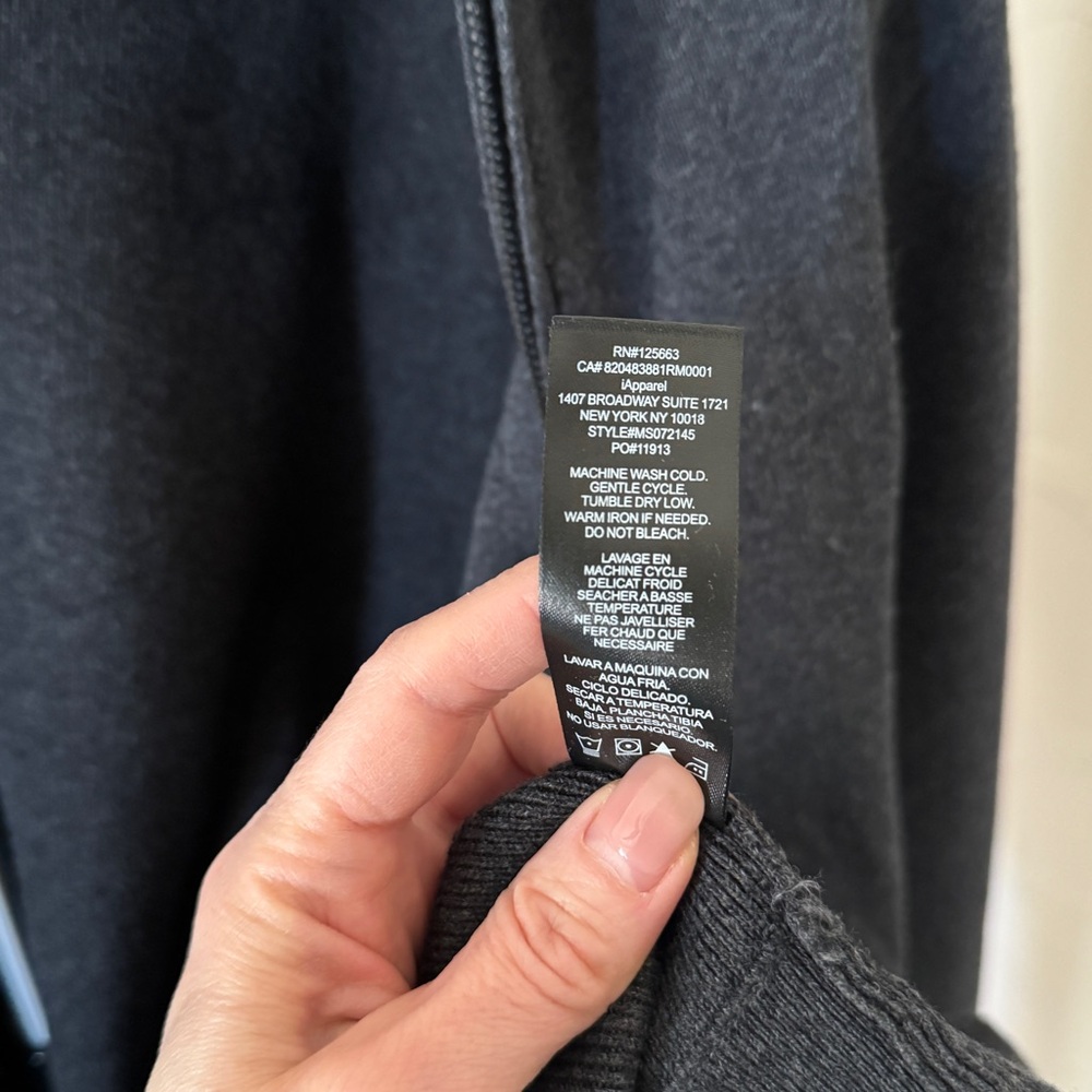 Members Only Charcoal Racer Zip-Up - Picture 7 of 7